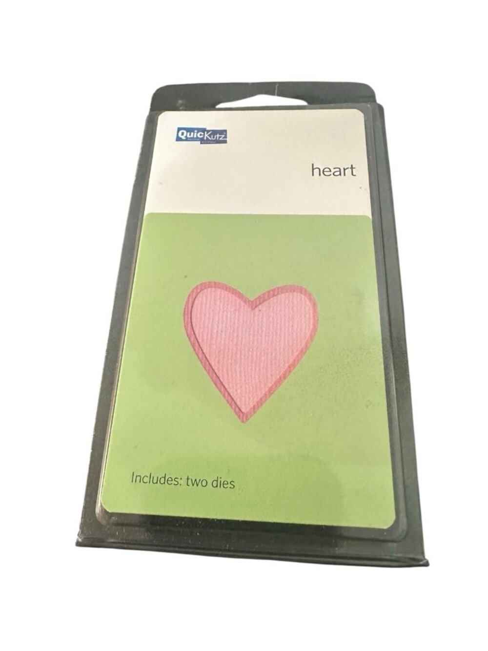 Double Layered Heart Quickutz Thin Metal Die KS-0001 NEW Paper Crafts